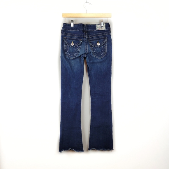 True Religion Becky Straight Raw Hem Jean Size 25 - Picture 3 of 7